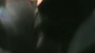 Spy upskirt of chick in black thong