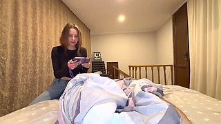 POV Step Sister Alexa Poshspicy Watches Me Jerk Off and Wants Anal Fuck in HD