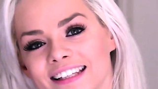 blonde teen pregnant girl has her pussy masturbated