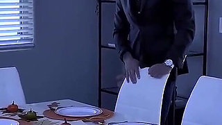 Aria Ruins Thanksgiving and Gets Stuffed and Punished by Lauren and Quinton