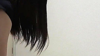 Big Tits Spill Out of Too Short T-shirt Thong Panties Wedgie in Camel Toe and Japanese Girl Cleaning Her Room in Girls Apartment