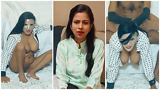 Unmarried girl come in hotel and fuck with client