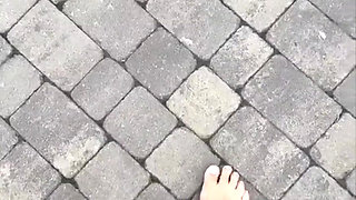 Mature Mom with Big Tits and Sexy Legs Teases and Shows off Her Wet Pussy