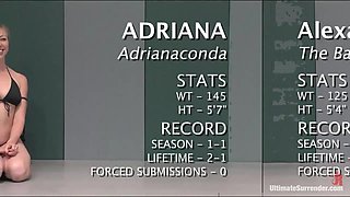 Adrianna Nicole "the Adrianaconda" (2-1) Vs Alexa Von Tess "the Badger" (3-5)