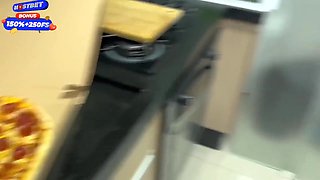 Tattoed Girl - Girlfriend Gets Jealous Of My Pizza And Wants To Fuck Before I Eat It Ft. Amberzinha