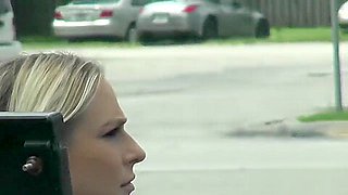 Milf Hunter - Bus stop Step mom gets picked up