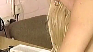 Blonde Horny Whore Want a Monster Cock to Fuck Her