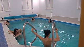 The biggest underwater fucking orgy