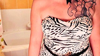 Pussy and Mouth Smashed Head in Toilet