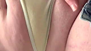 She Just Had to Touch Her Pussy!! Naughty Public Bathroom Masturbation