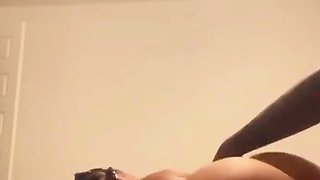 Perky amateur rides and sucks black dick pov style