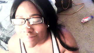 He came on my glasses