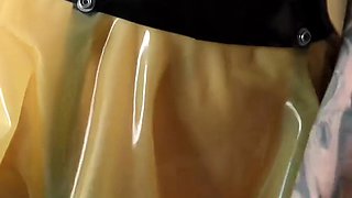Facesitting on the Restricted Rubber-slave