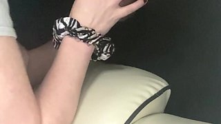 Sluttybritt Handling Daddy's Big Black Dick