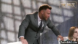 Busty babes pussypounded in group sex