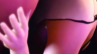 3D Huge Boobs Slut Naked Her Pink Nipples Got Fucked by Big Dick