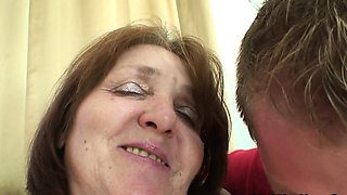 Busty mother in law into taboo cock riding