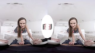 Tina Kay VR Porn: Home Lesson With Two Cocks - VirtualTaboo