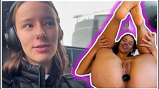 18yo Teen Girl Destroying Ass And Pussy!