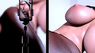 3D Cute Blonde Slut MILF Cheating with Her Yoga Teacher