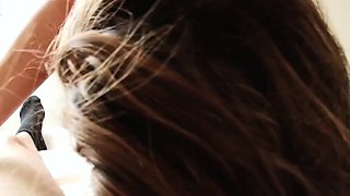 POV titty fucking big tit bikini milf pornstar wannabe