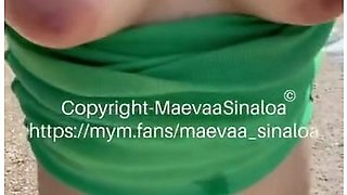 Maevaa Sinaloa - Dogging Public Fuck And Oral Creampie