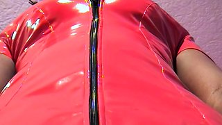 Dominant black mistress controls a pale white blonde