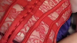 Stepson gets to fuck his stepmom for Christmas