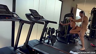 There Was Nobody Else In The Gym So They Gave In To The Temptations