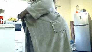 SSBBW Titsplay and Striptease