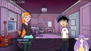 Scorching ebony monster girl with big boobs in a steamy unicorn-themed ASMR hentai game