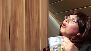 Boss Wants Coffee with Real Male Cream