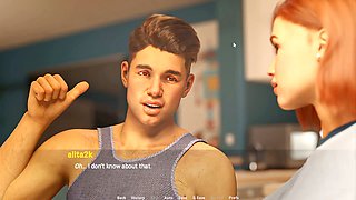 Milf Alita4k in a sexy animated game adventure featuring a seductive mother figure