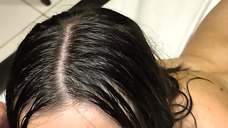 Naughty friend asked to suck and I fucked her uterus