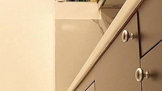 Super Hot Sexy Long Legs Blonde Takes off Her Panties to Show Her Tight Pussy Under Her Mini Skirt