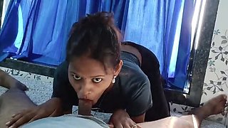 Indian Girlfriend Priya Deep Throat Blowjob Homemade Cheating Sex