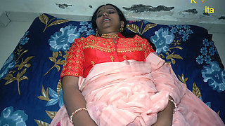 Desi Indian Kavita Close up Fuck with Hairy Pussy and Happy Riding