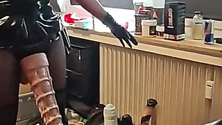 Extreme Pegging and Monster Strapon - Adelina Noir
