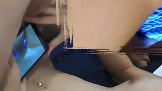 Art of Japanese Sumata, cock rubbing clit