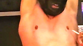 Mistress Luciana Smoking Humiliation Bondage Hanging CBT a Cigarette Break for Mistress Luciana