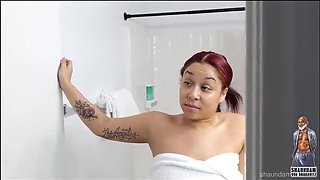 Stepdaughter Morning Taboo Blowjob with Big Natural Tits and BBC Cumshot