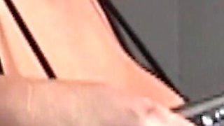 Busty MILF Indianna Jaymes Shows off Big Tits in Black String Bikini
