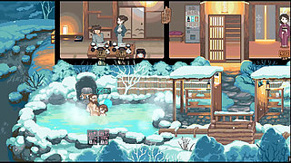Yukiya Hot Spring the Waters of Fertility Hentai Game Ep.2 Wife Swaping Orgy to Make Them Pregnant!