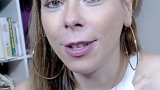 Alice Maze's Extreme Belgian Interview Ends in Deepthroat, Intense Anal, and Piss Enema