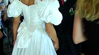 Sarah Twain,Tatiana Milovani and Virus Vellons sucking dicks at a wedding
