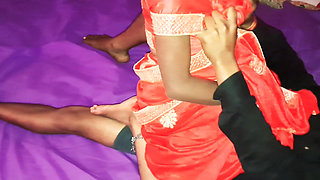 Newly Married Couples Valentine's Day Love in Bed