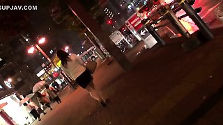 Asian fetish slut is stripped and fingered in the classroom