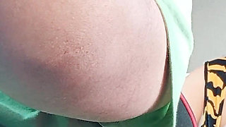 My BBW Passenger Shows Me Her Tits in the Taxi - Uber