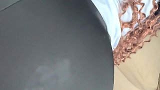 Ebony Secretary Gets a Promotion Through a Tiny Hole in Her Skirt