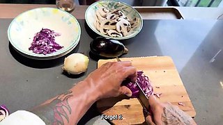 Curvy Hot ebony milf its planted for her Date and fuck the chef big cock for confort- Carla Morelli